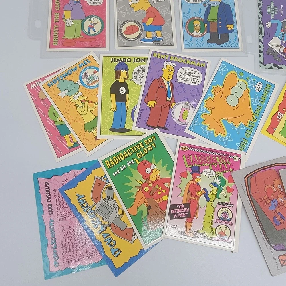 Vtg 90s The Simpsons 1990-93 Skybox 30 Card Lot Bart